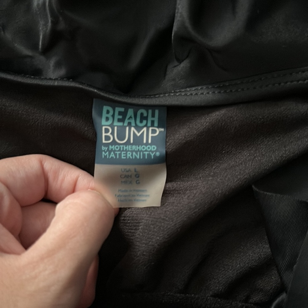 One shoulder maternity swimsuit - Picture 5 of 5
